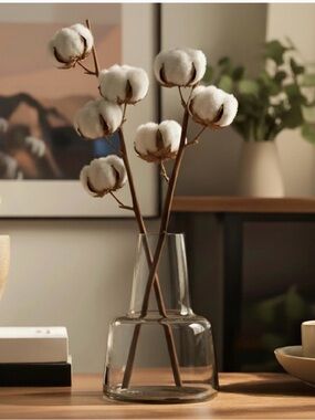 Holmegaard Large 9.4” Smoke Flora Mouth Blown Vase designed by Louise Campbell